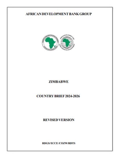 India Zimbabwe Business and Cultural Council - Report and Publication in Zimbabwe Country Brief 2024-2026